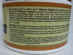 Ultimate Organics Beurre cacao karité – application facile pour nourrir la peau en profondeur