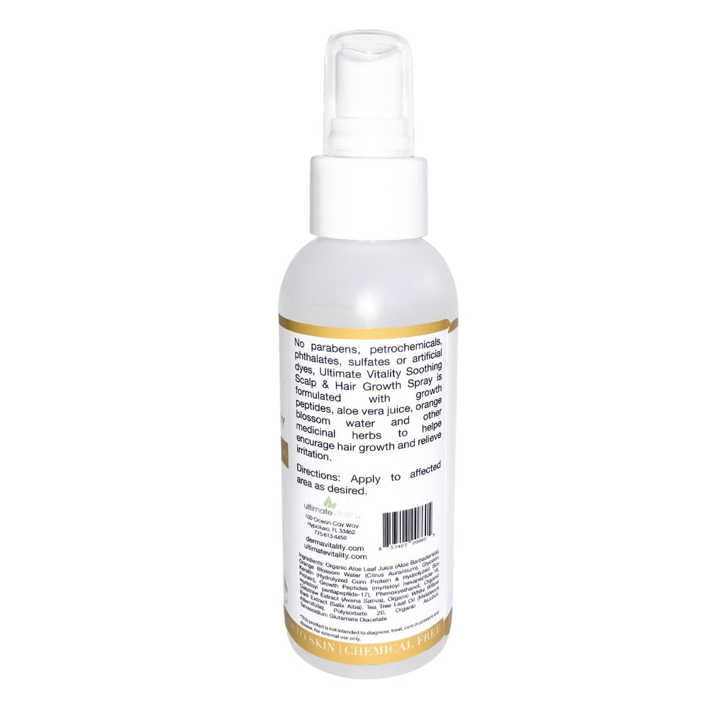 UltimateVitality formule vegan — flacon naturel sans paraben ni silicone.