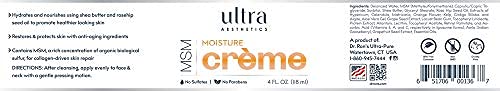 Application douce de la MSM Ultra Aesthetics sur peau
