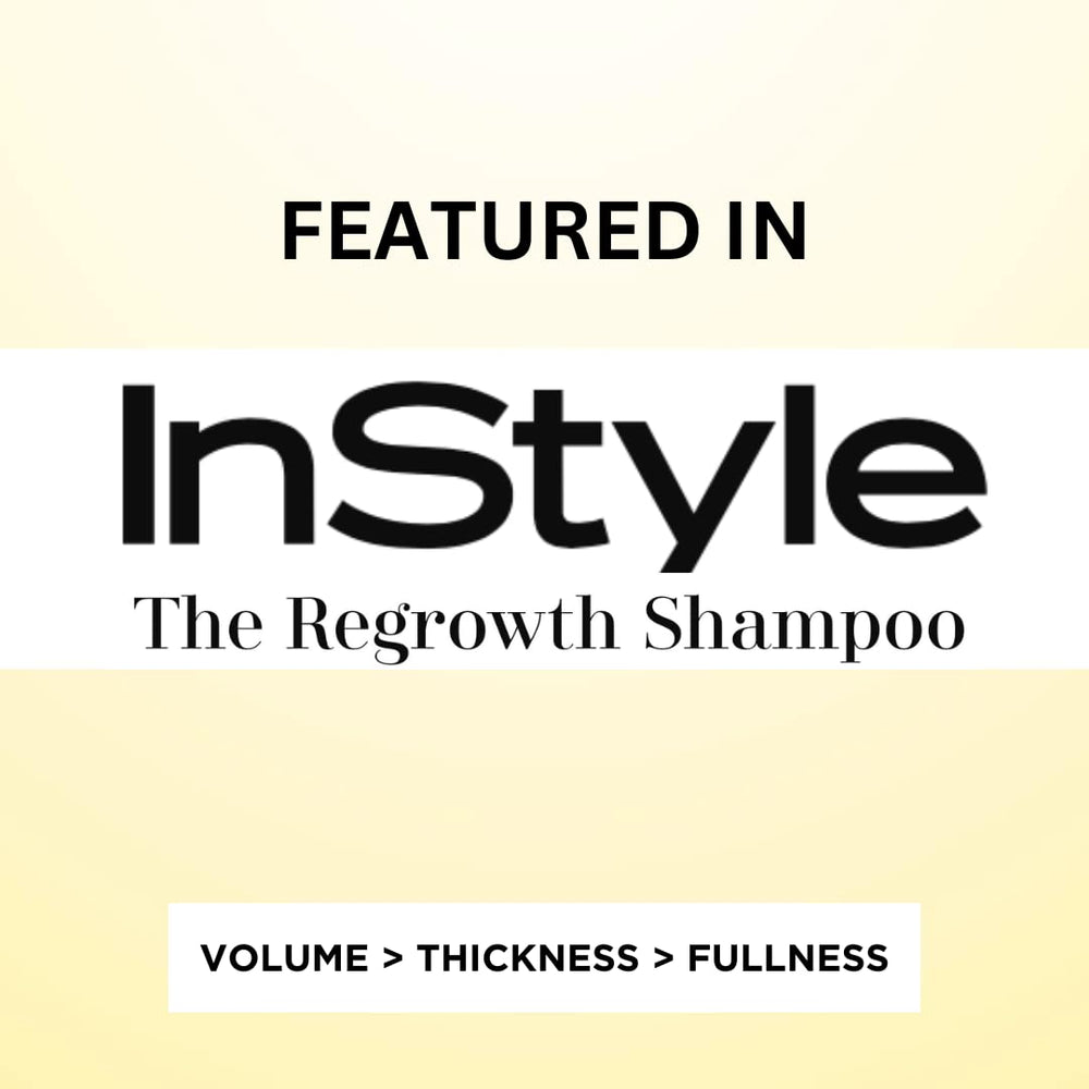 Cheveux volumineux après usage Ultrax Labs Hair Surge pour tous types.