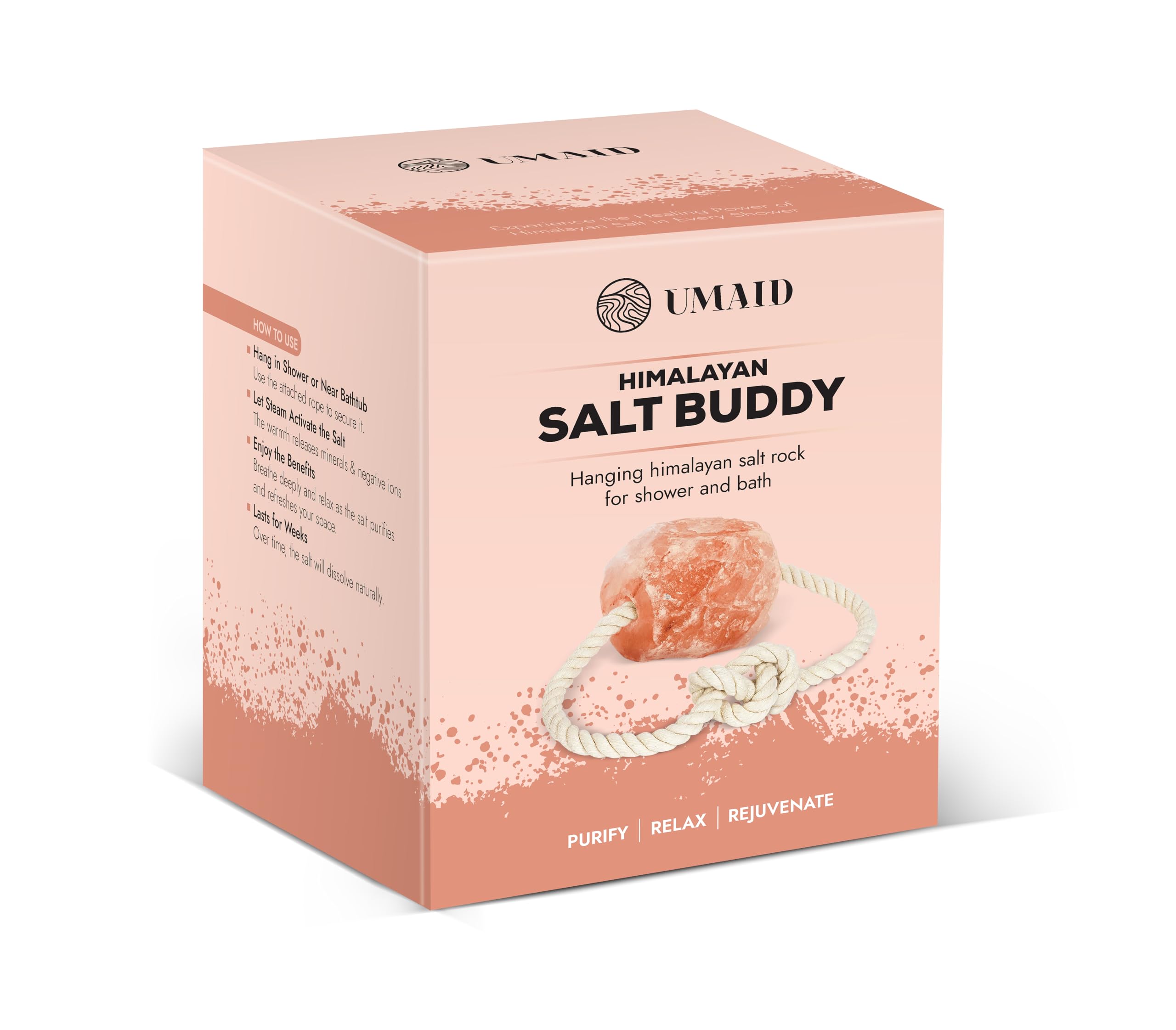 UMAID Utilisation simple – placer dans le bain pour un rituel bien-être