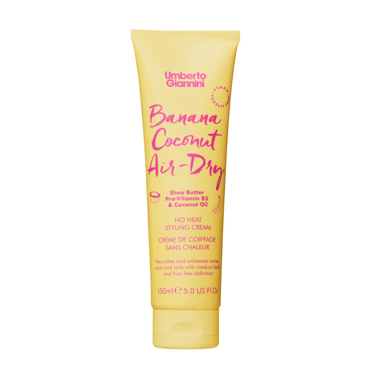 Bouteille Umberto Giannini Banane Coco pour boucles légères et définies