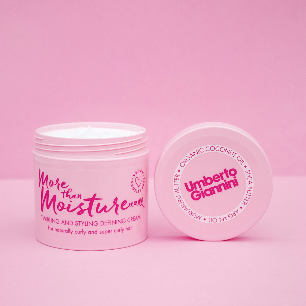 Umberto Giannini Crème Hydratante — coiffage des torsades et des boucles.