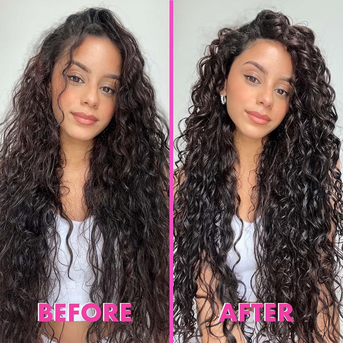 Umberto Giannini Curl Jelly sur cheveux brillants et soyeux après le soin.