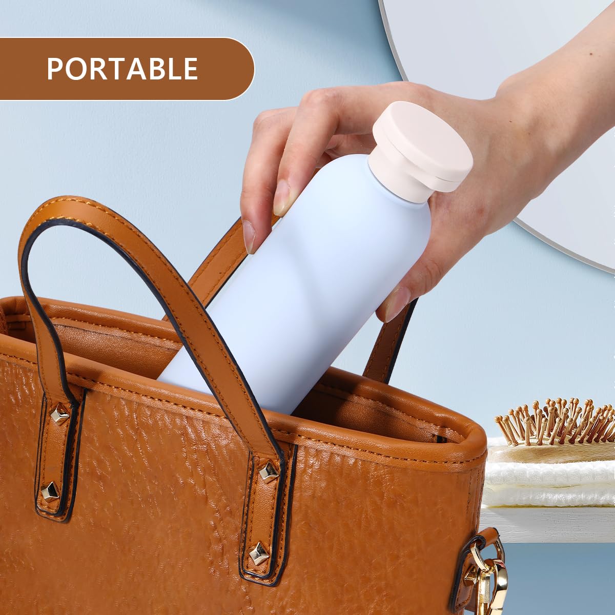 UMETASS bouteille-anti-fuite-design, système fiable pour sac de voyage.