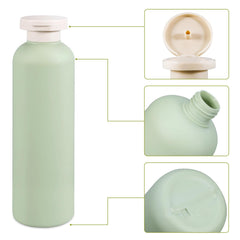 UMETASS bouteille verte anti-fuite, parfaite pour lotion et gel douche en voyage.
