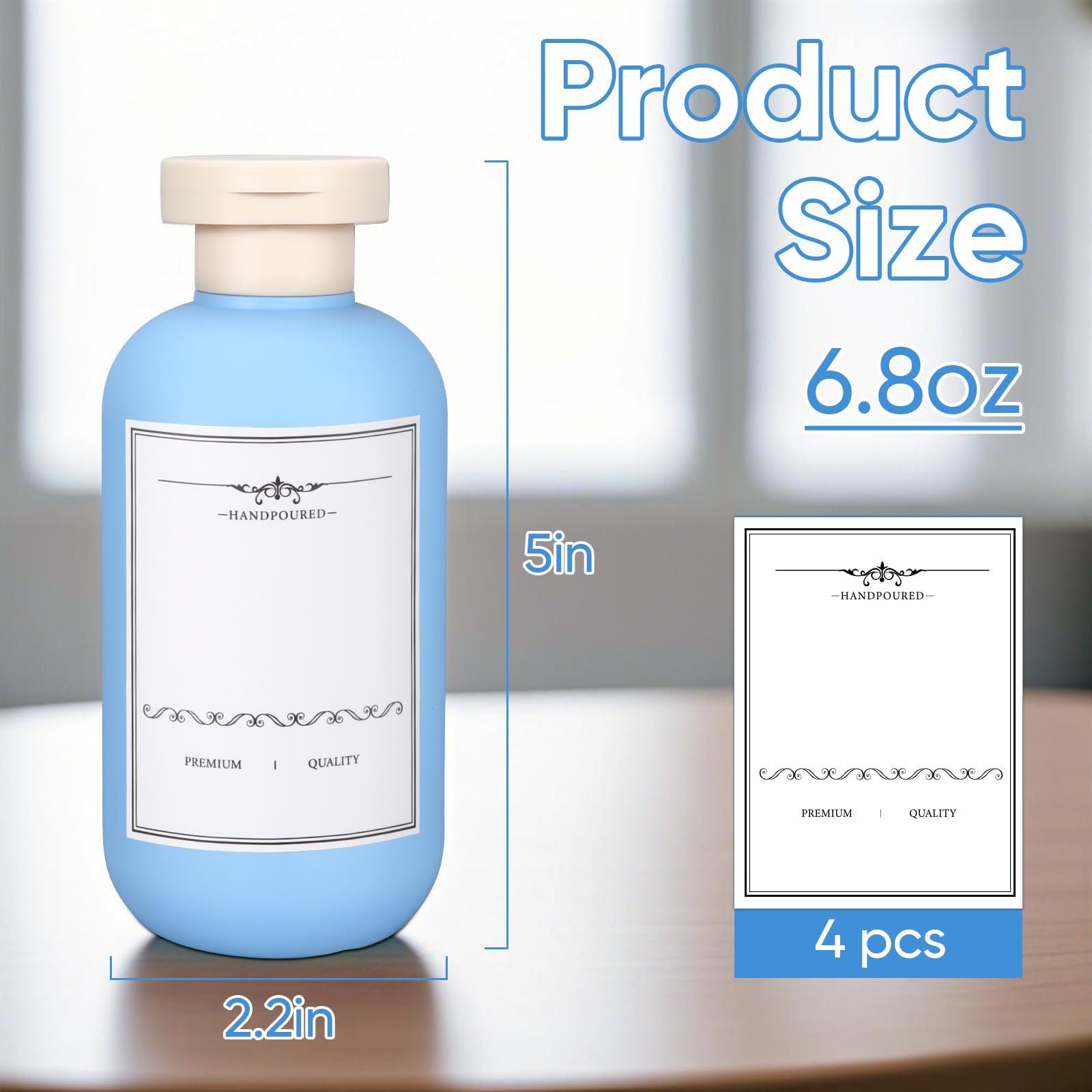 UMETASS flacon après-shampooing voyage 6,8 oz, pratique et sûr