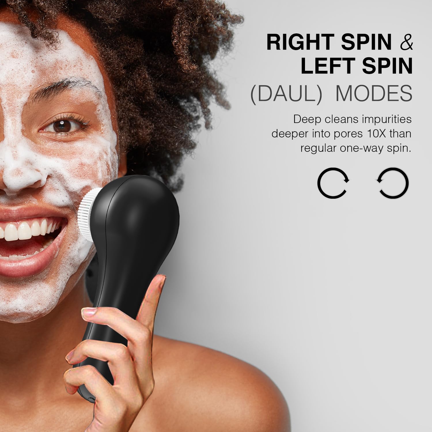 UMICKOO tête silicone douce offre une exfoliation légère sans irritation