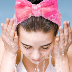 UMIKU bandeau-cheveux doux et extensible en polaire corail pour toutes tailles.