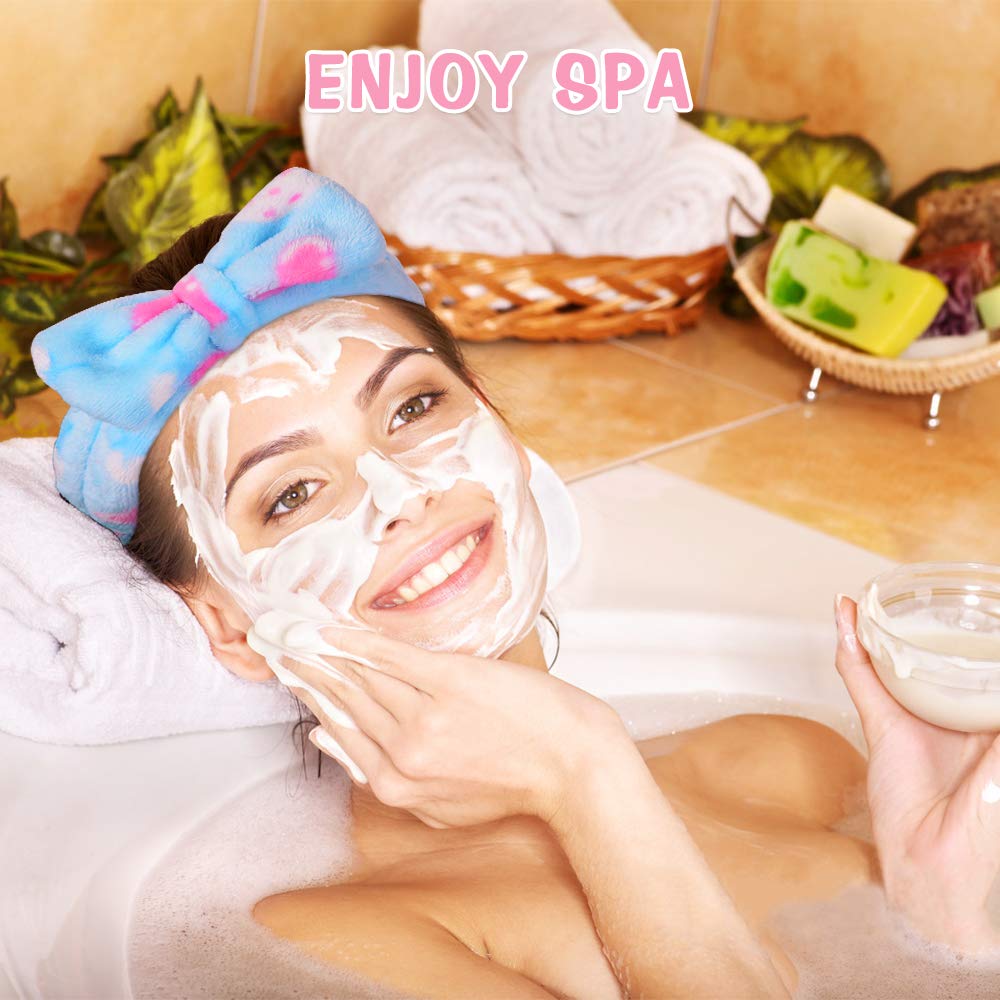 Bandes spa UMIKU noeud corail n°4, pratique pour dégager le visage lors du soin.
