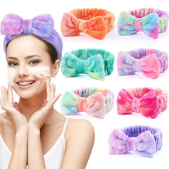 UMIKU ensemble sept bandes-cheveux avec nœud corail polaire, confort durable.