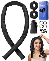 Boucles sans chaleur Umisleep avec soie 22 Momme pour réduire les frottements.