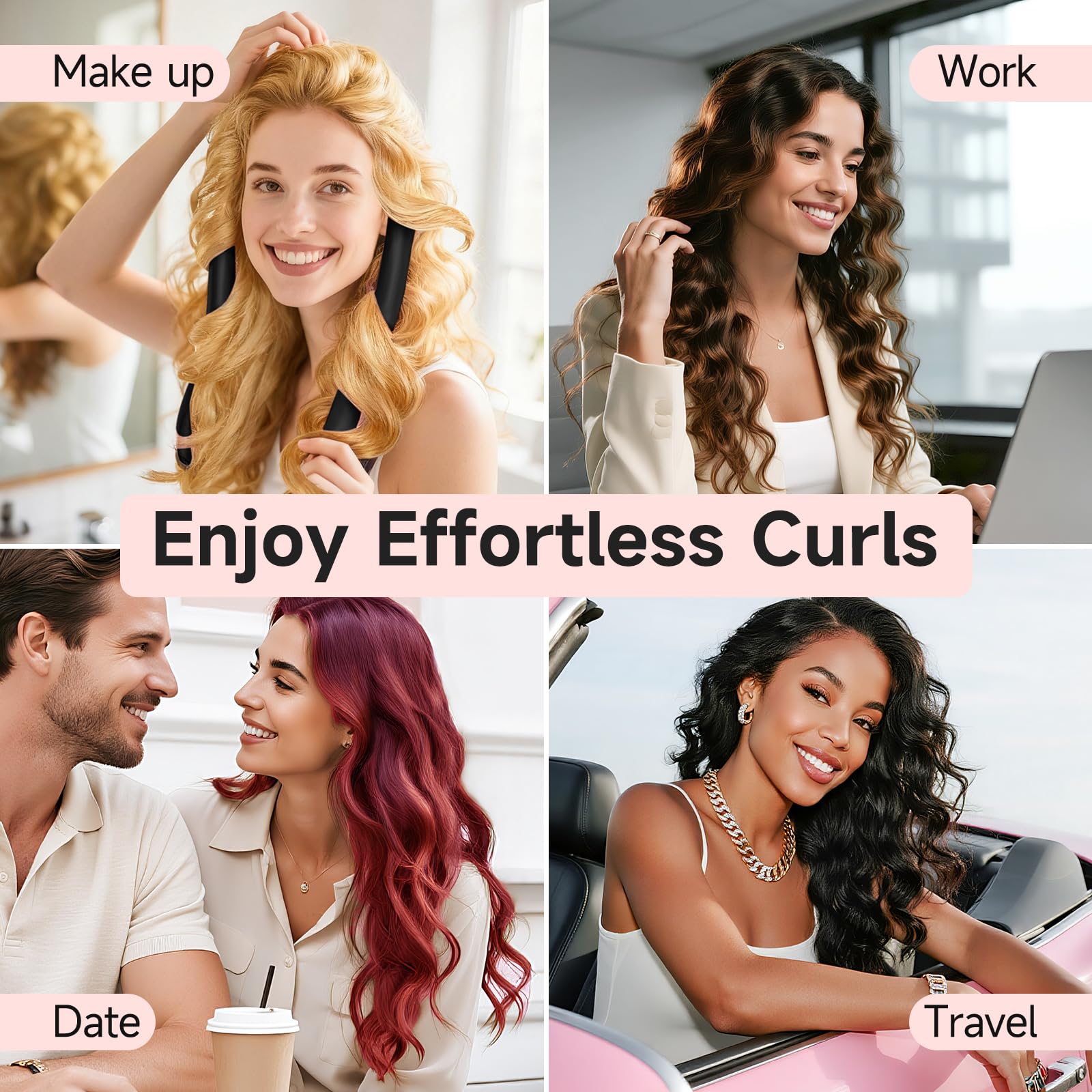 Coffret cadeau élégant prêt à offrir pour les cheveux.