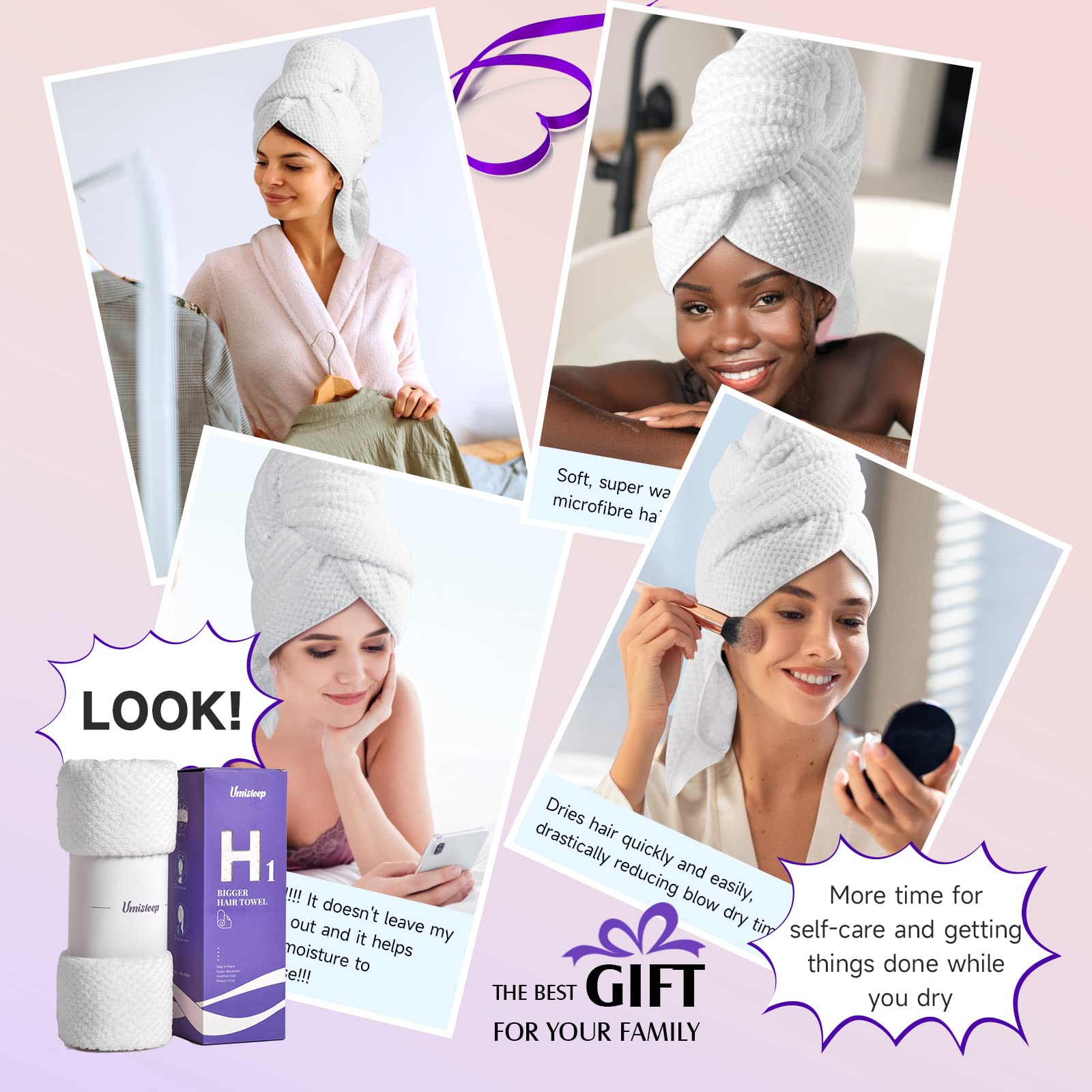 Umisleep douceur anti-frisage cheveux : combat les frisottis sans frottement.