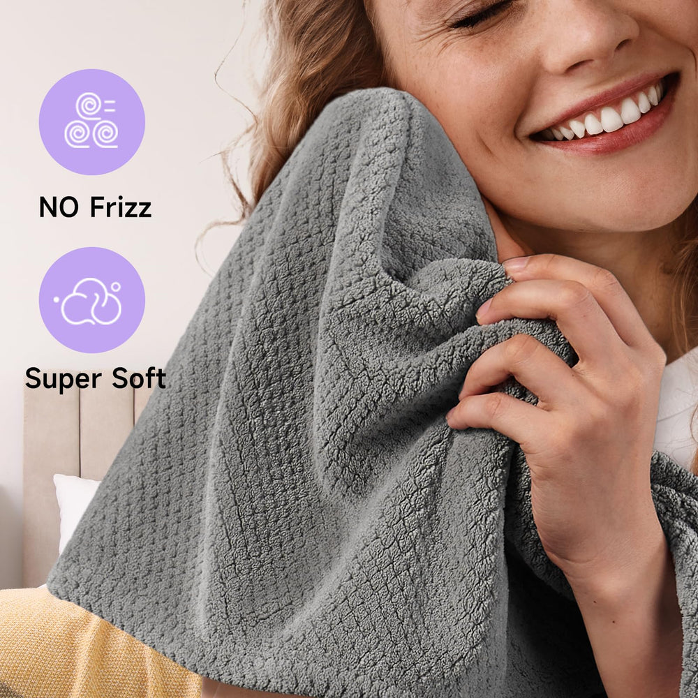 Umisleep texture douce microfibre, absorption élevée et anti-frisottis.