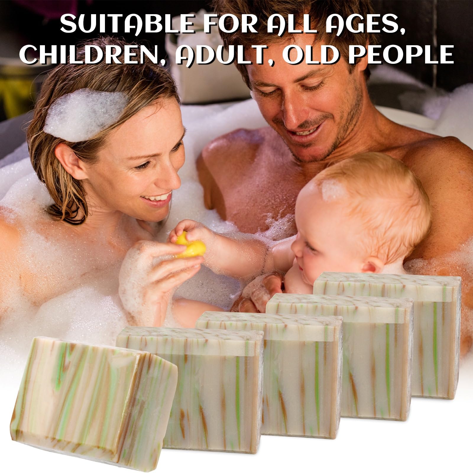 Umpeimvon savon huile d'olive nature usage visage, bataille doucement nettoyante.