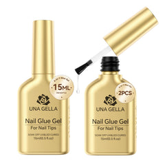 UNA GELLA 6 en 1 – bouteille 15 ml, adhérence ultra forte.