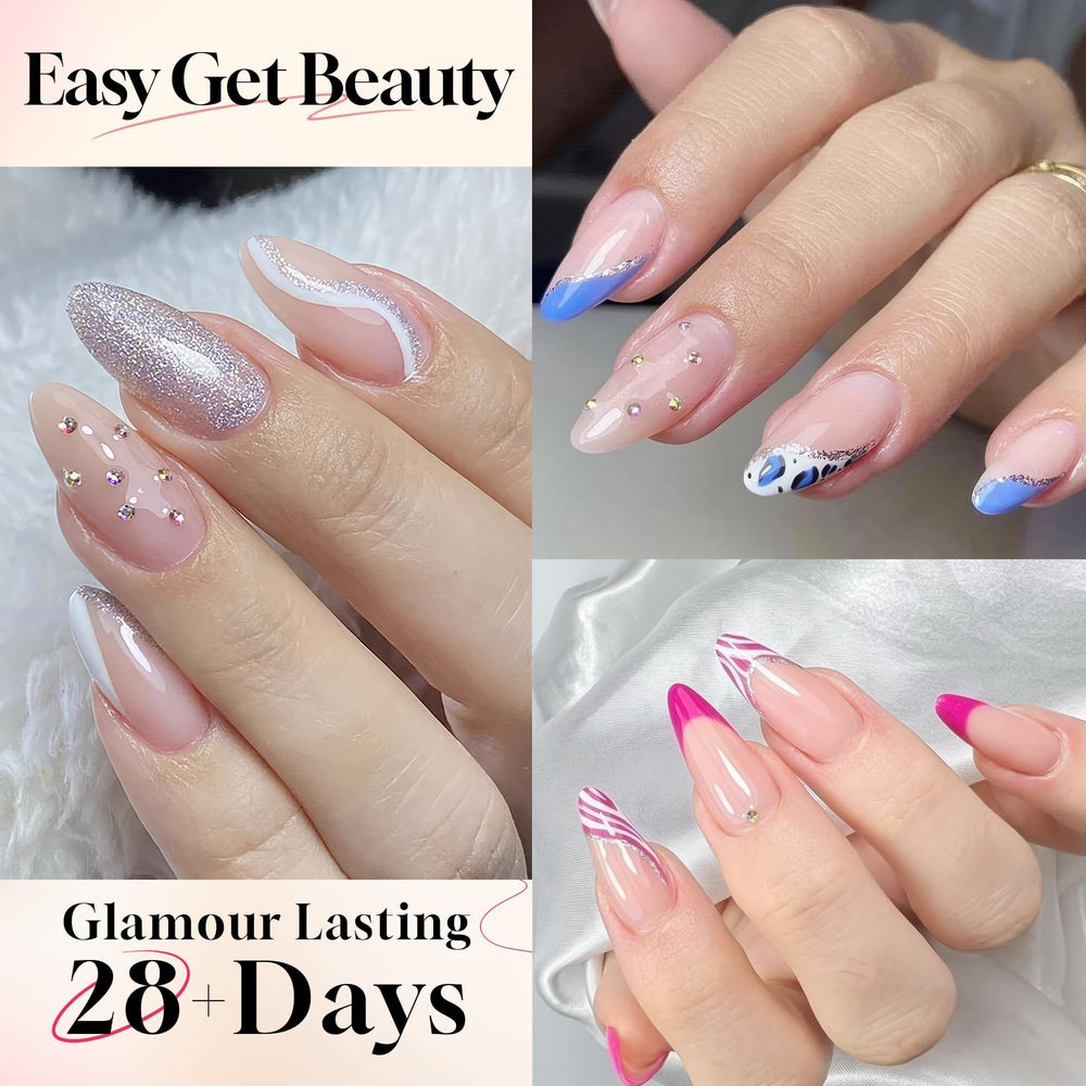 UNA GELLA : ajustement naturel des ongles, adapté à toutes les formes.