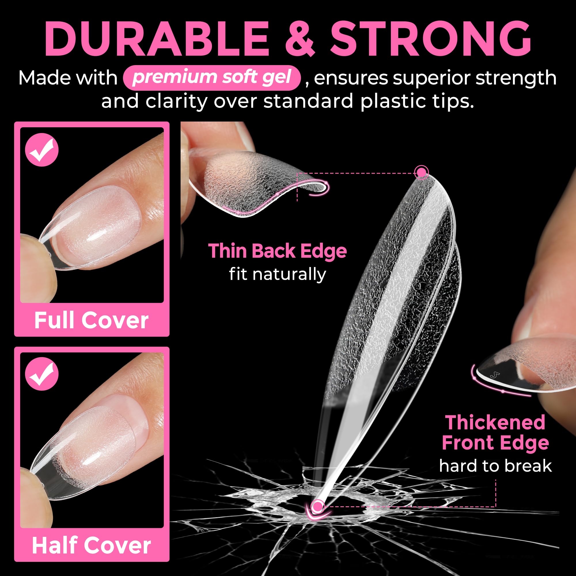 UNA GELLA: application facile des ongles amande pour bricolage maison.