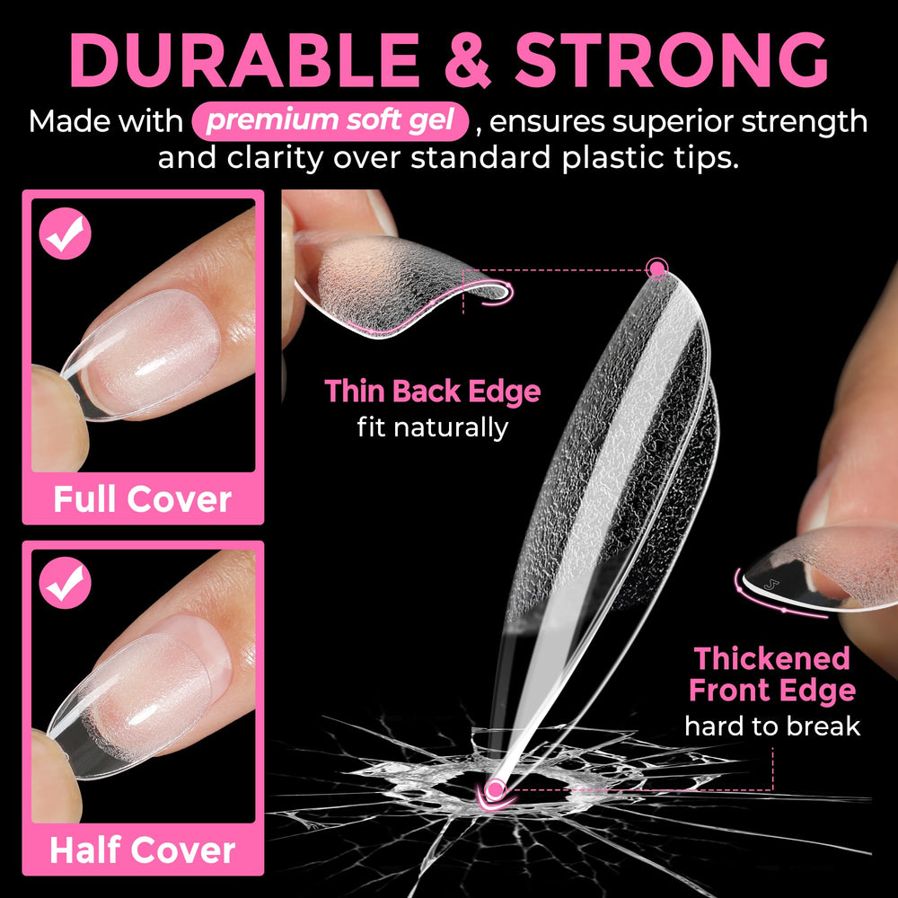 UNA GELLA: application facile des ongles amande pour bricolage maison.