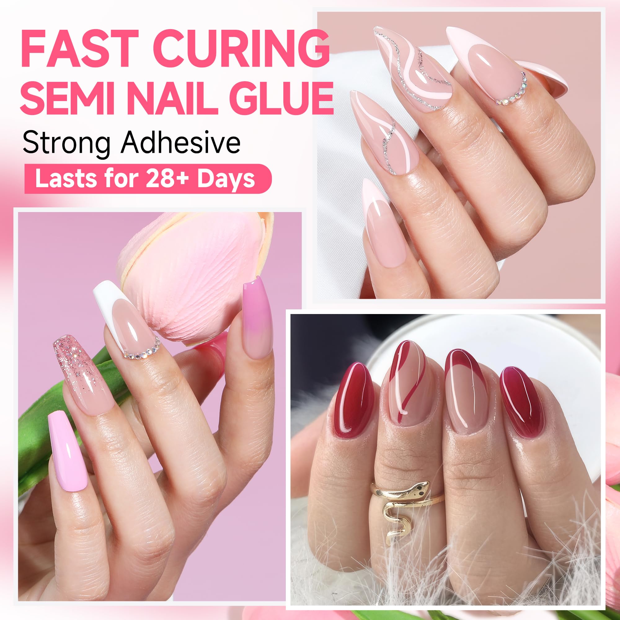 Application rapide avec UNA GELLA sur les ongles.