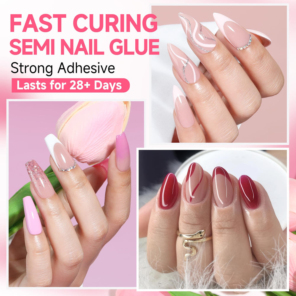 Application rapide avec UNA GELLA sur les ongles.