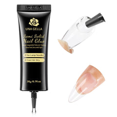 UNA GELLA colle gel pour ongles à poser, fixation rapide et durable.