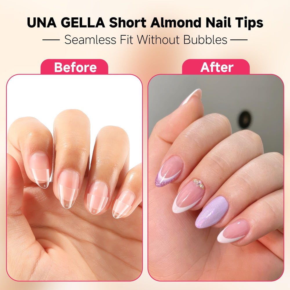 UNA GELLA - Design courbe en C pour s'adapter à l’ongle
