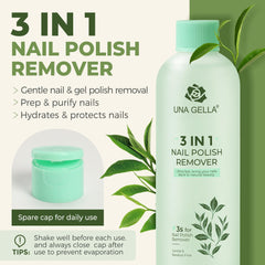 Bouteille UNA GELLA de 8 oz, format pratique pour usage maison.