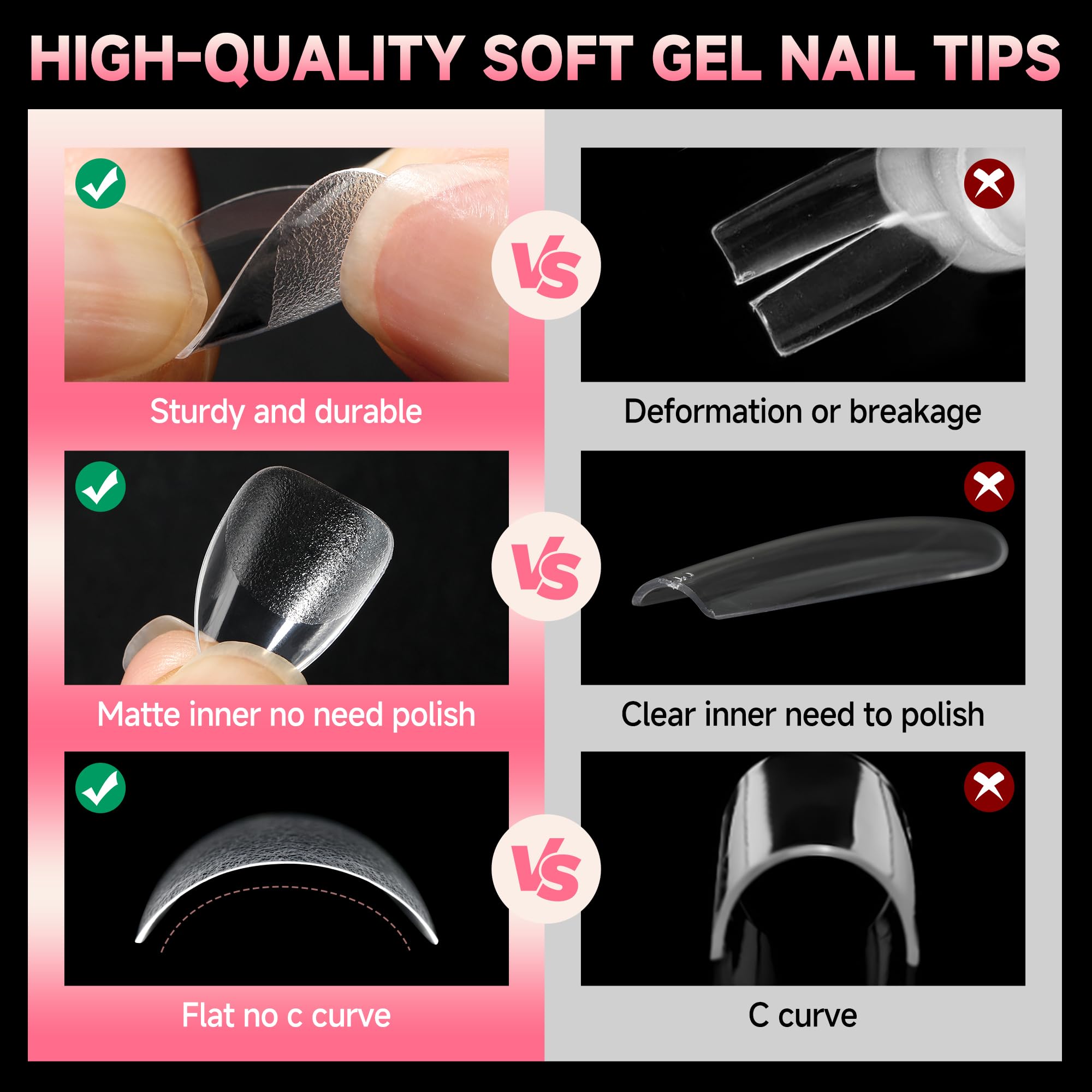UNA GELLA emballage pratique et 12 tailles faciles à choisir.