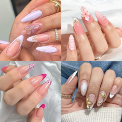 UNA GELLA embouts gel amande ergonomiques, confort et adaptation pour la majorité des ongles.