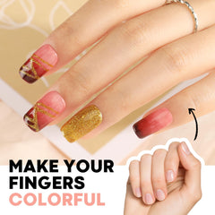 UNA GELLA embouts-ongles-mate-double-face offrent une adhérence meilleure dès l'application.