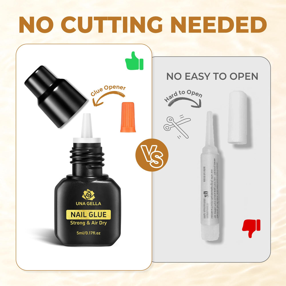 Mise en place rapide des ongles avec UNA GELLA