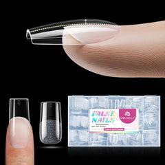 UNA GELLA ongles carres X-Soft epaisseur 2 tenues durables et naturelles