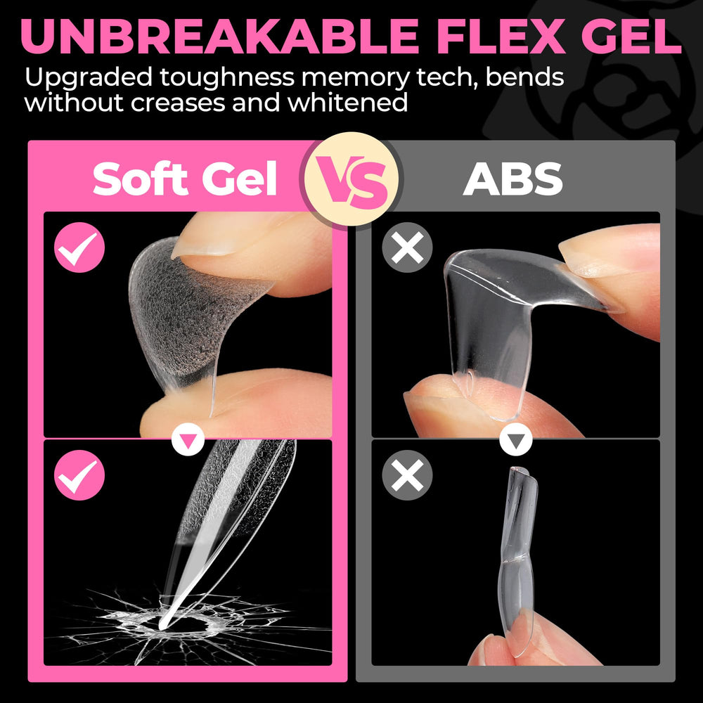 UNA GELLA: sans odeur, utilisation sûre sur les ongles.