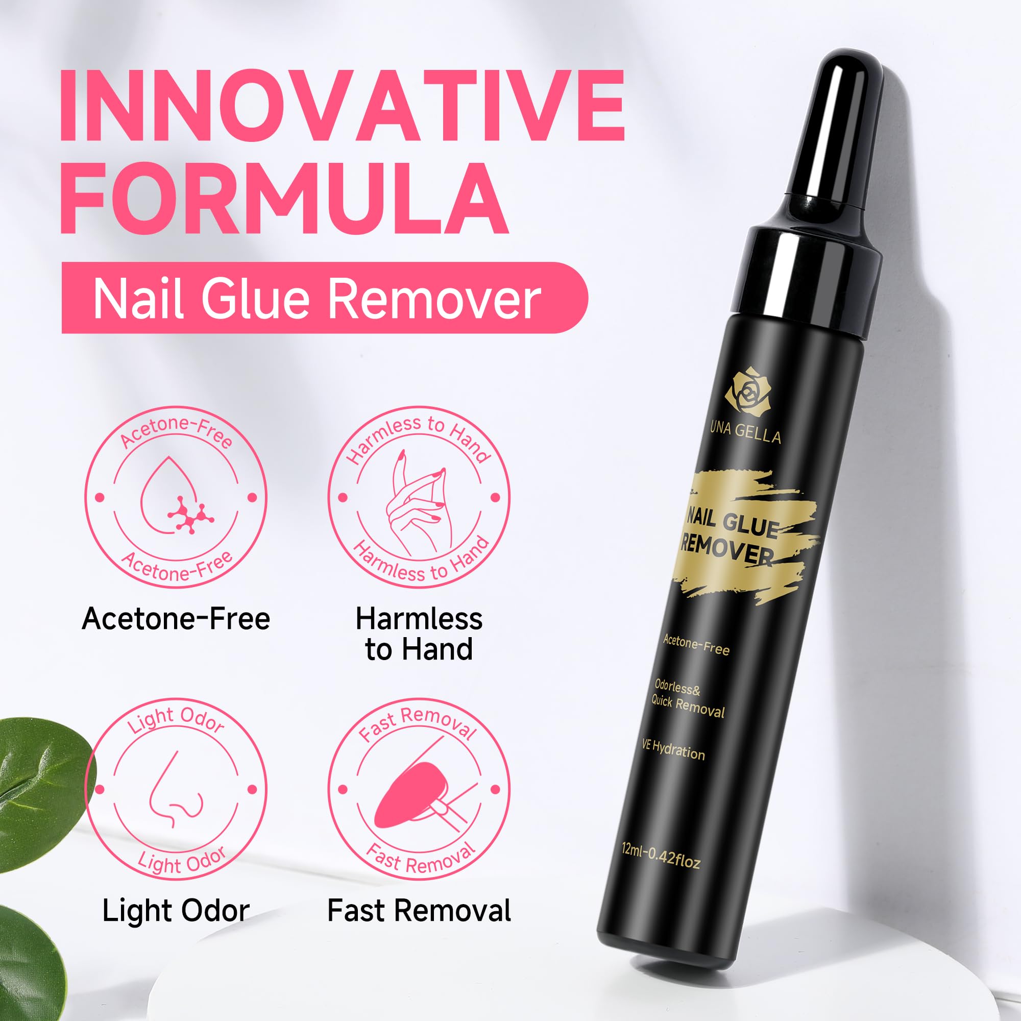 UNA GELLA-texture-eau-dissolvant texture claire et douce.