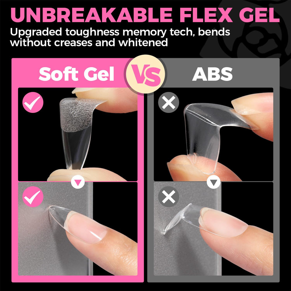 UNA GELLA sélection 12 tailles, ajustement adapté à chaque ongle.