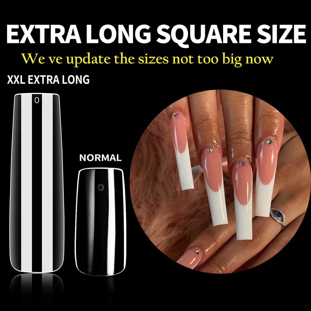 UNA GELLA tips acrylique sans odeur, matériau sûr pour ongles