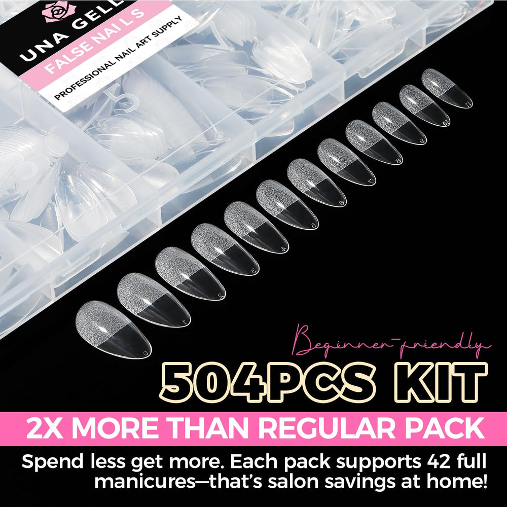 UNA GELLA extensions amande claires, fixation facile et durable.