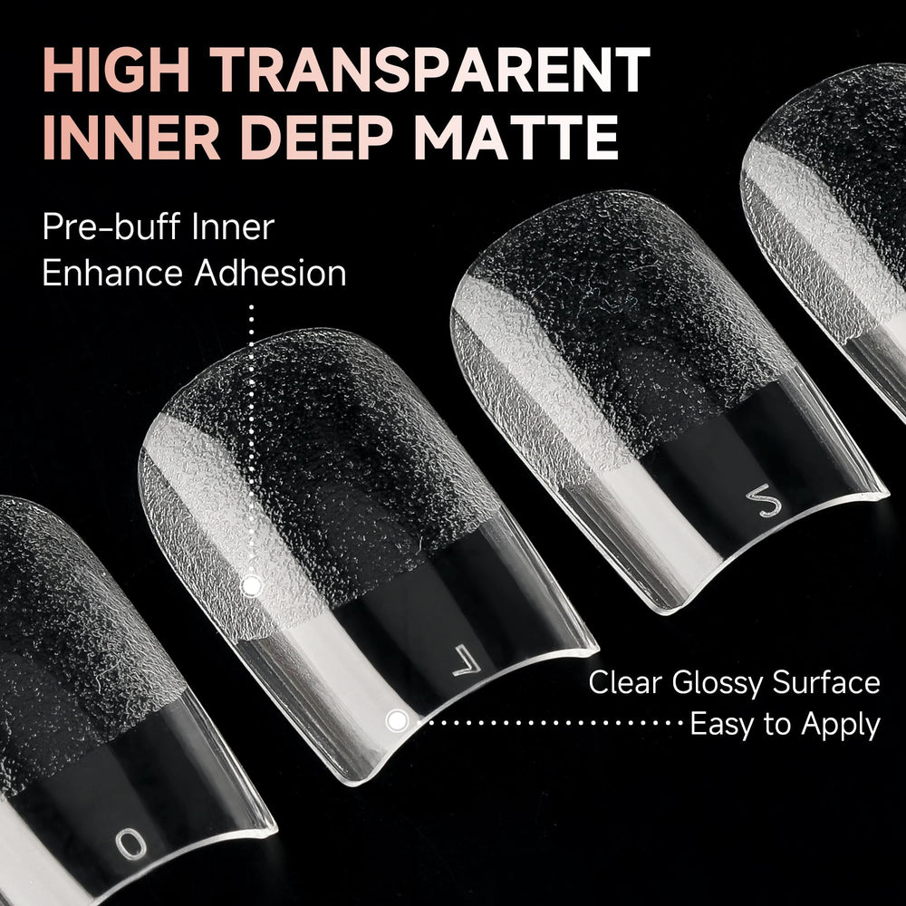 Embouts polyvalents UNA GELLA utilisables avec gel, poudre à ongles ou acrylique.