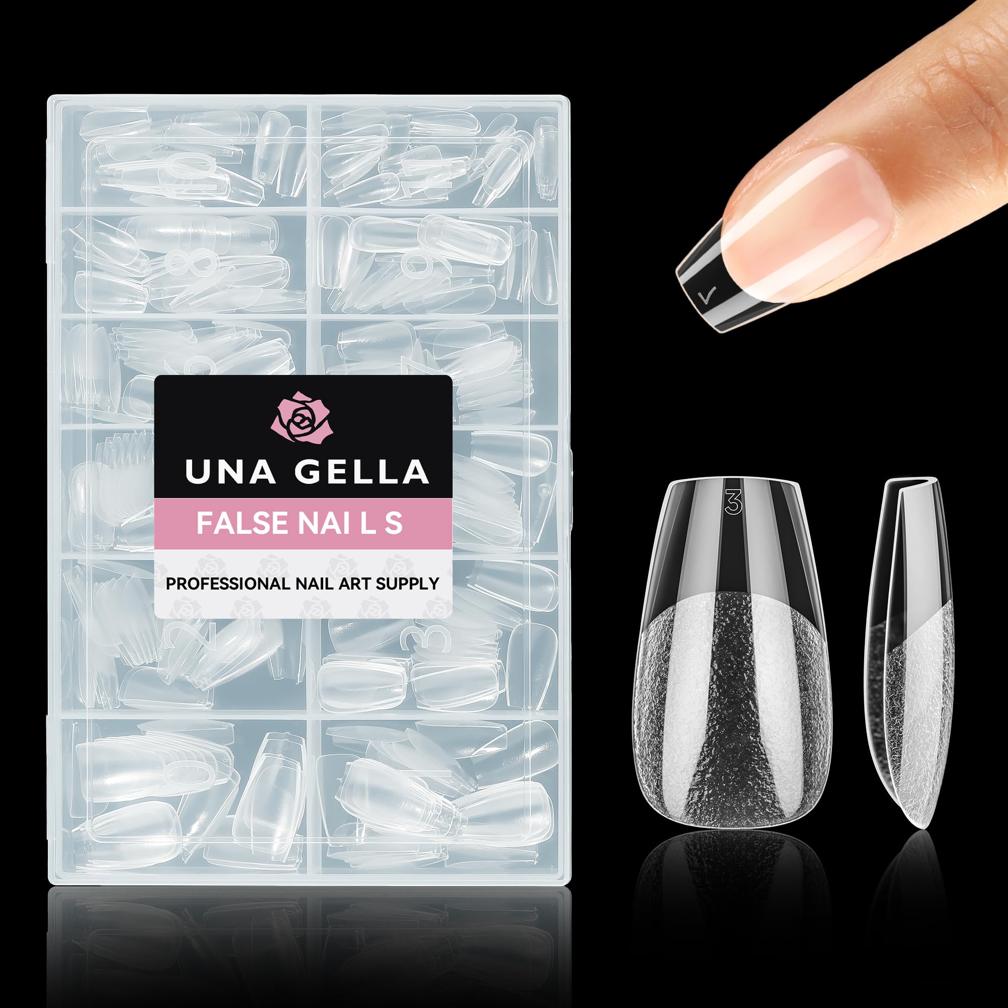 UNA GELLA pointes coffins court, art ongulaire rapide et efficace.