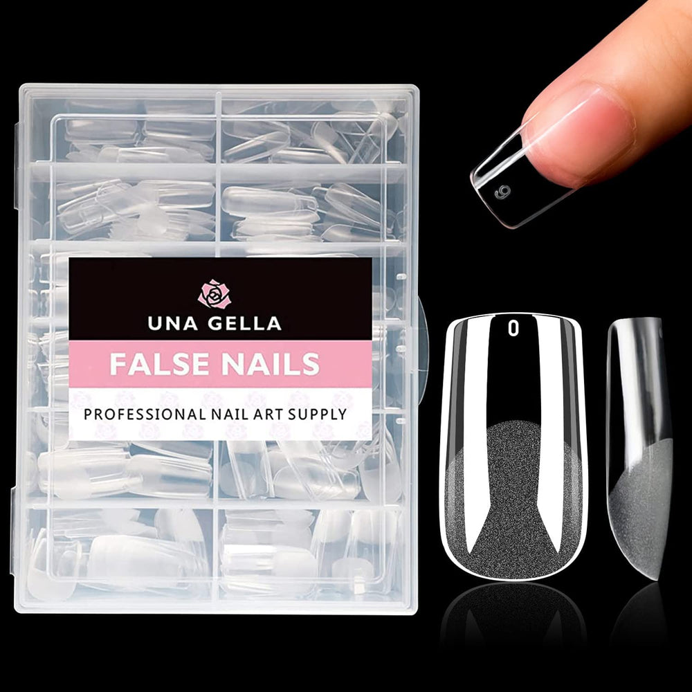 UNA GELLA tips carrés salon à domicile: impression professionnelle sans déplacement.