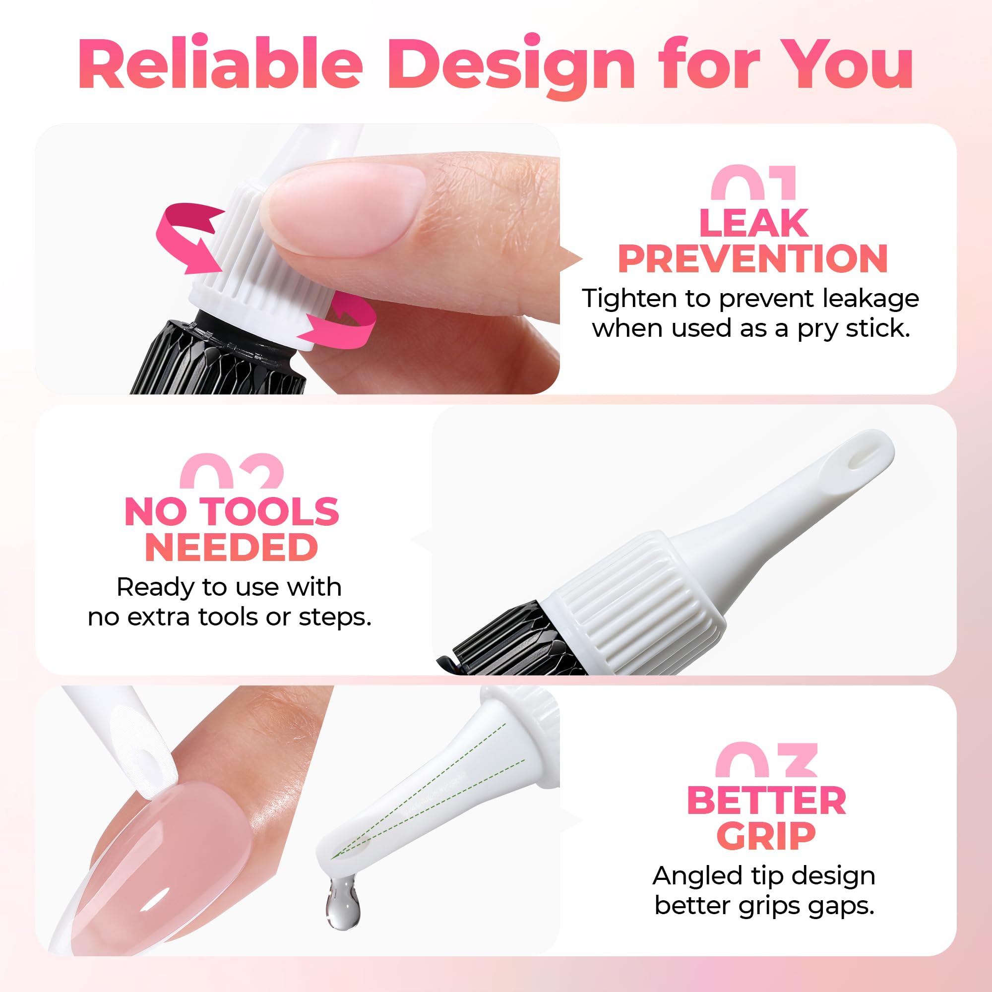 UNA GELLA vitamin E-infused formula supports smooth, residue-free results after use