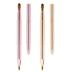 Brosse à lèvres Unaone rétractable avec capuchon, pratique pour maquillage en déplacement.