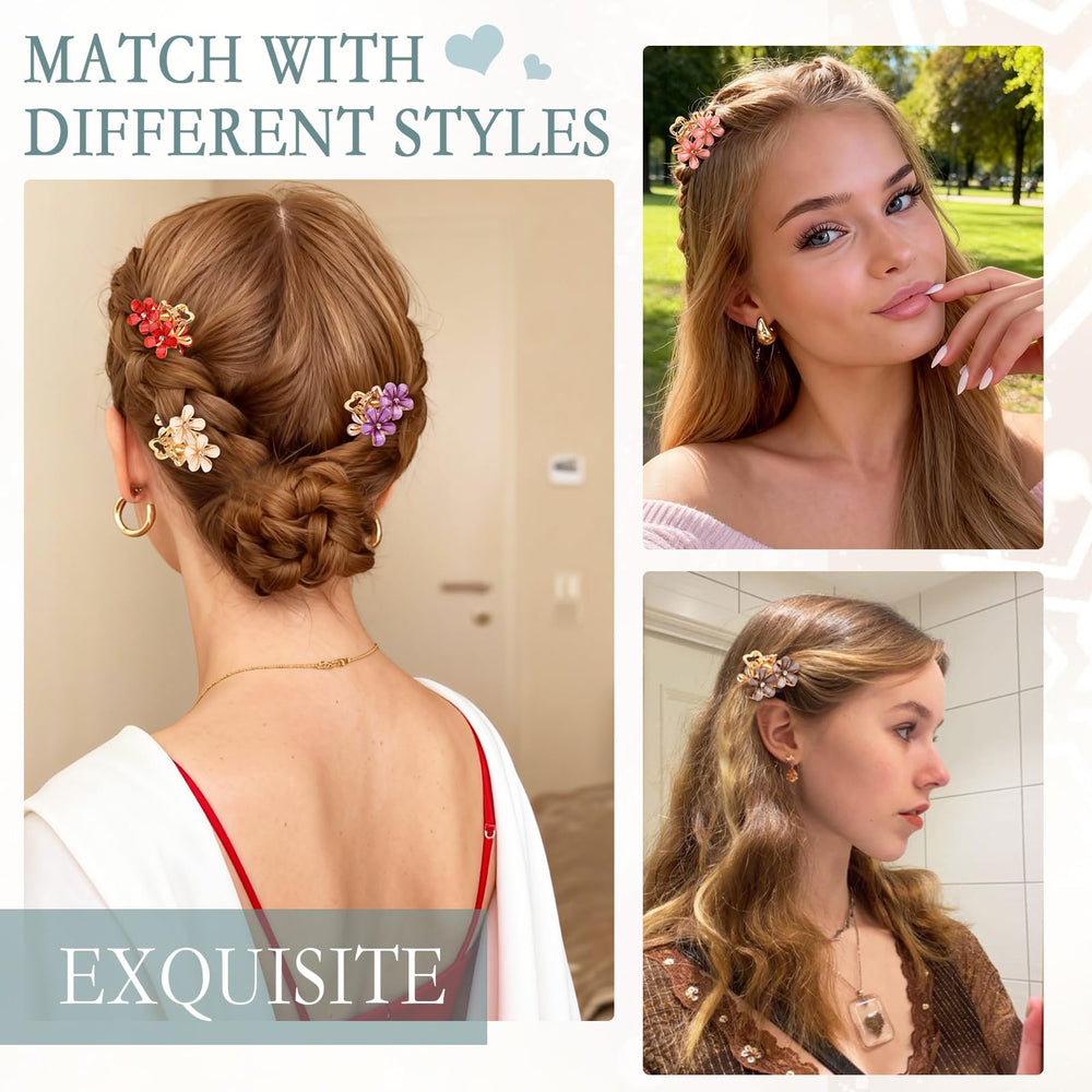 Pinces-cheveux 4,5 cm Unbednigt, maintien sûr sans glissement pendant la journée.