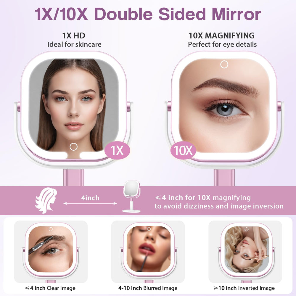 Base large et stable du miroir Unbednigt pour sécurité et stabilité