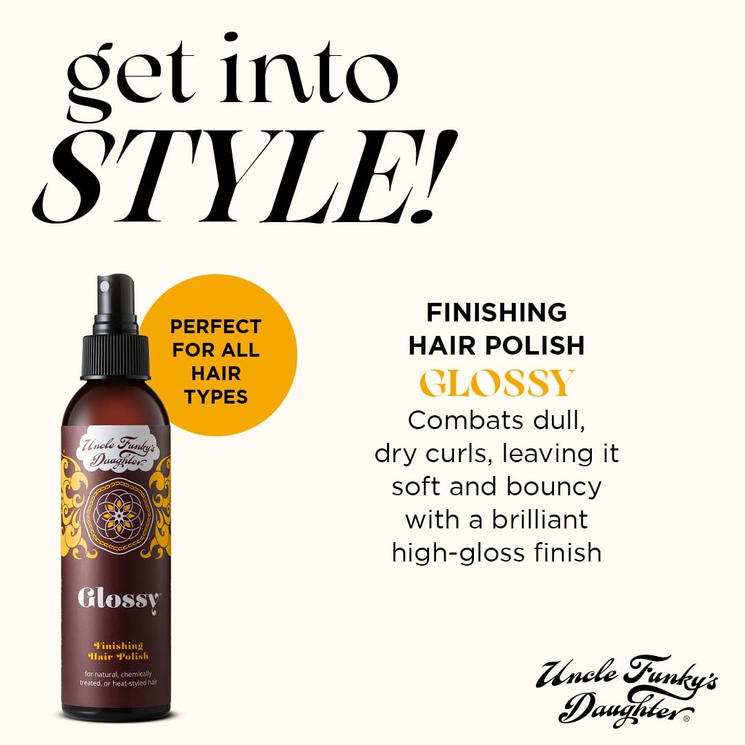 Uncle Funky's Daughter polissage brillant des cheveux — application facile et précise.