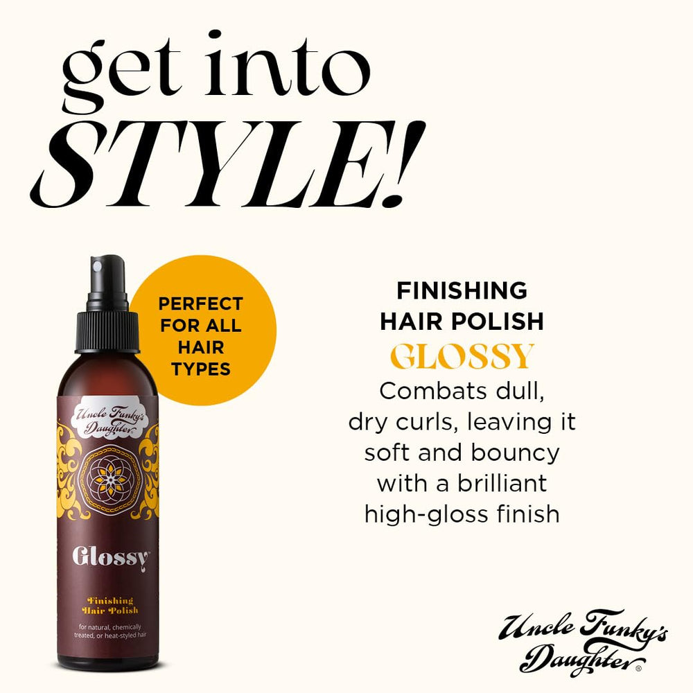 Uncle Funky's Daughter polissage brillant des cheveux — application facile et précise.