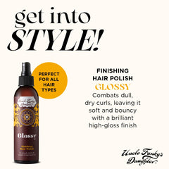 Uncle Funky's Daughter polissage brillant des cheveux — application facile et précise.