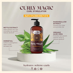 Curly Magic offre définition et tenue adaptées aux boucles.
